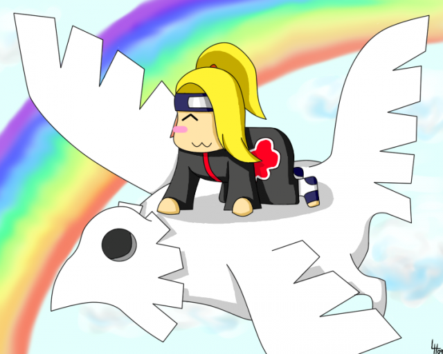 Deidara rainbow